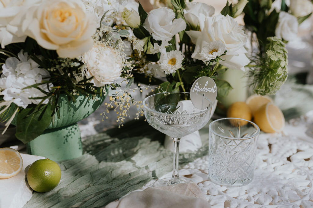 Beautiful, elegant, modern styling for your Central Coast Elopement by My Dear Kathleen, Everlong Events, and The Posy Garden Florist